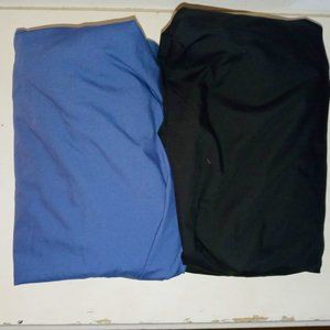 2 Big Man shirts, size 5XLT! Blue and black!